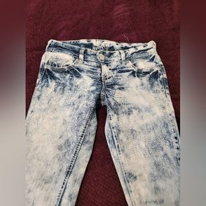 Amethyst Jeans Stone Washed Juniors 3 Bootcut Flare Low Rise